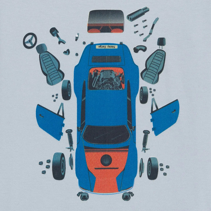 Kids + Toddlers Disassembled Car Organic Cotton T-Shirt